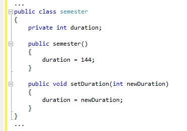 Implementing OOP in C# Example 1